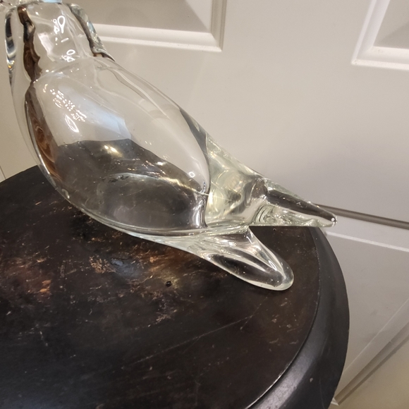 Murano V. Nason Hand Blown Glass Heavy Duck Decanter Signed - Picture 7 of 16